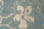 3x5 Blue and Ivory Modern Contemporary Rug
