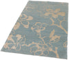 3x5 Blue and Ivory Modern Contemporary Rug