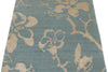 3x5 Blue and Ivory Modern Contemporary Rug