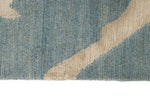 3x5 Blue and Ivory Modern Contemporary Rug