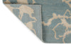 3x5 Blue and Ivory Modern Contemporary Rug