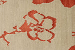 3x5 Beige and Orange Modern Contemporary Rug