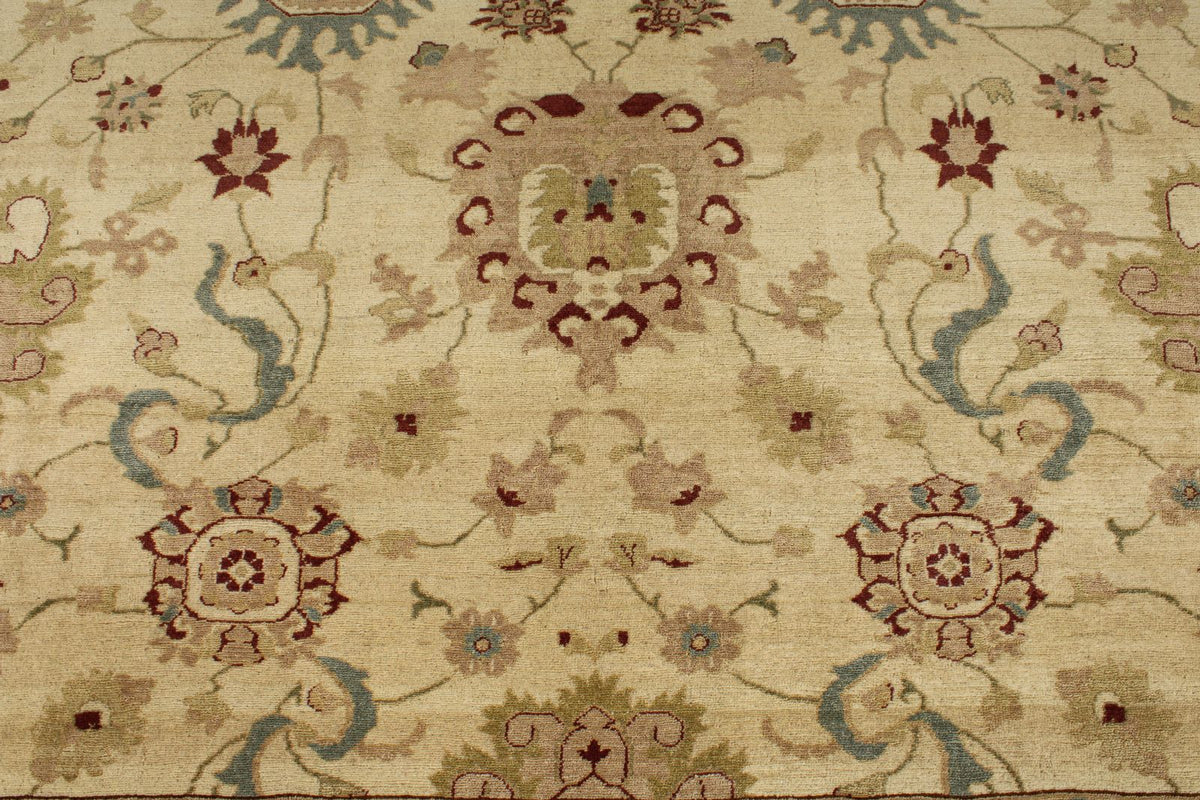 8x9 Ivory Turkish Traditional Rug