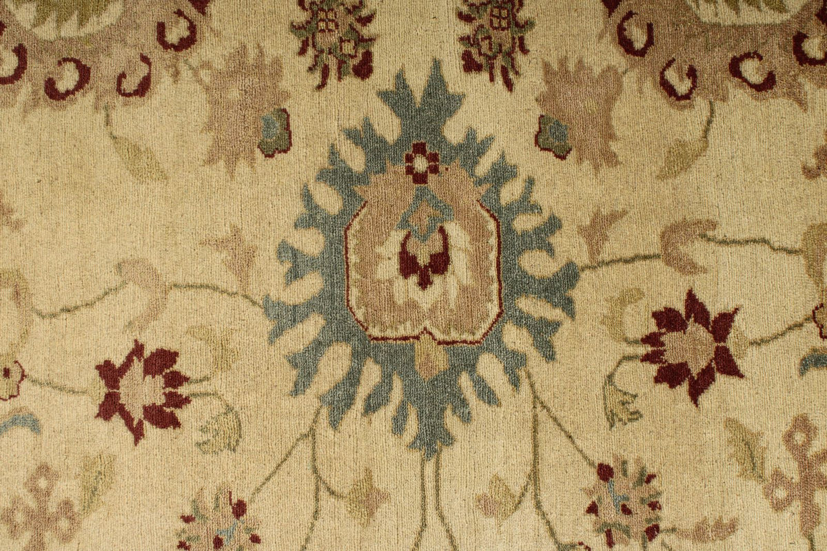 8x9 Ivory Turkish Traditional Rug