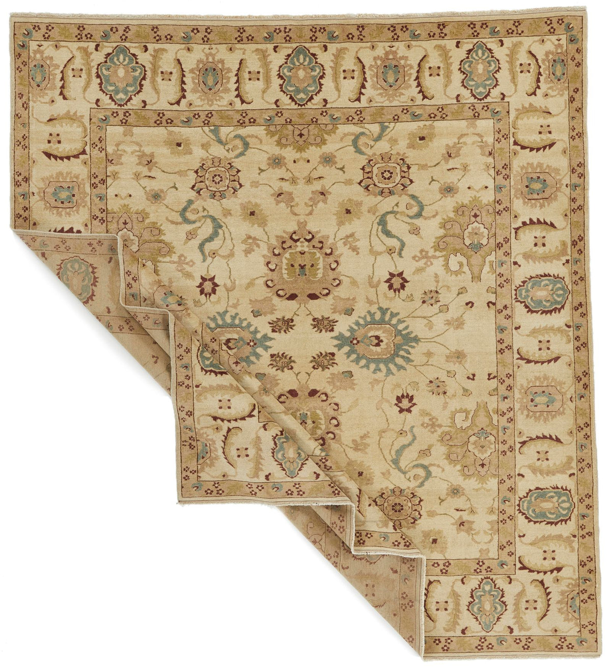 8x9 Ivory Turkish Traditional Rug