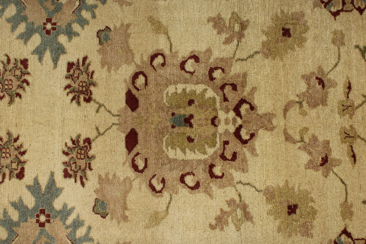 8x9 Ivory Turkish Traditional Rug