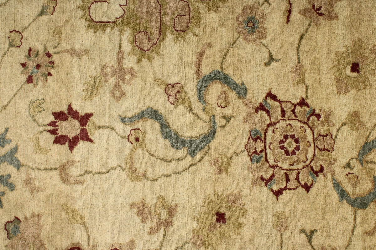 8x9 Ivory Turkish Traditional Rug