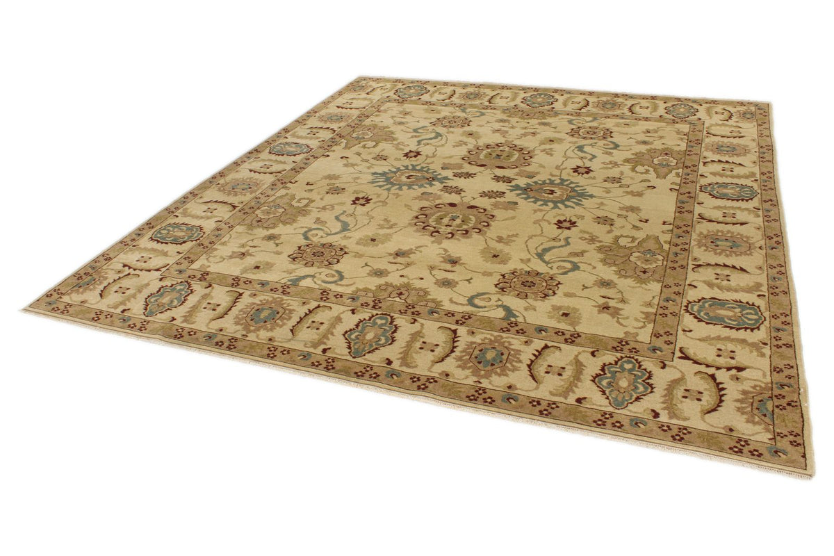 8x9 Ivory Turkish Traditional Rug