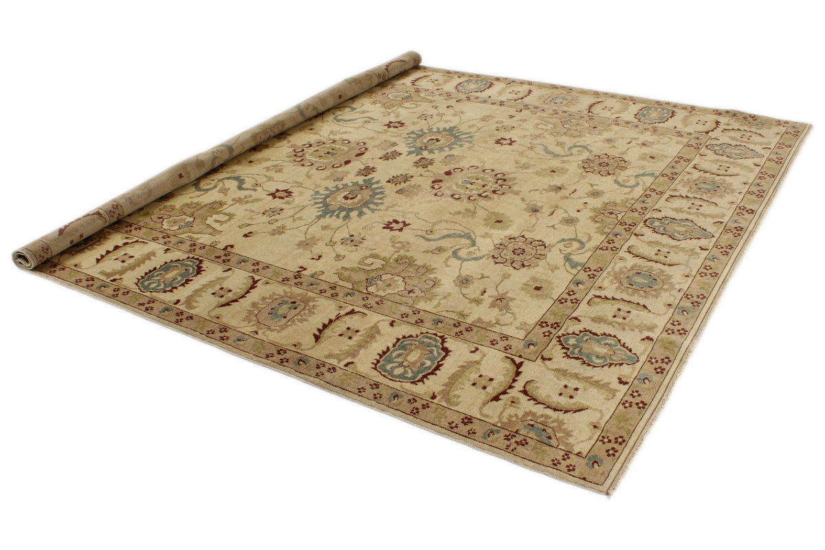 8x9 Ivory Turkish Traditional Rug
