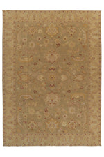 10x14 Light Brown and Light Brown Turkish Traditional Rug