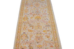 3x12 Beige and Yellow Turkish Traditional Runner