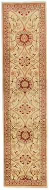 3x12 Ivory and Rust Turkish Traditional Runner