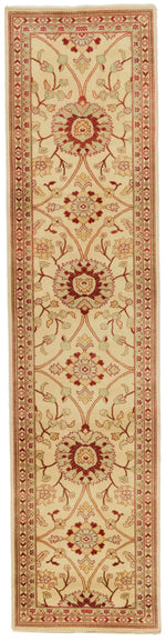 3x12 Ivory and Rust Turkish Traditional Runner