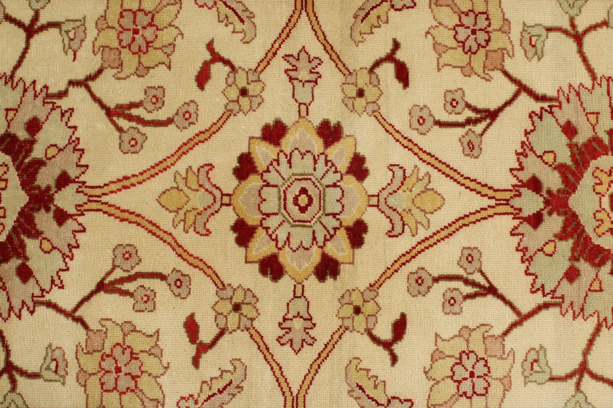 3x12 Ivory and Rust Turkish Traditional Runner