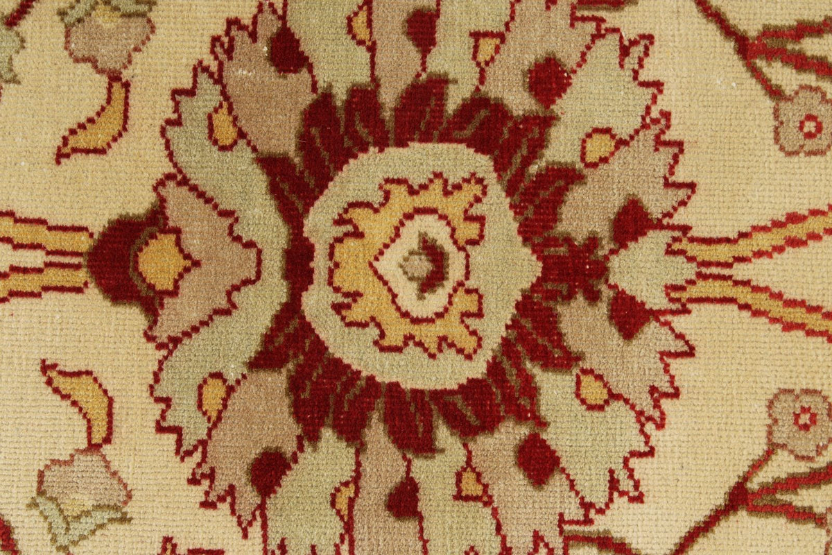 3x12 Ivory and Rust Turkish Traditional Runner