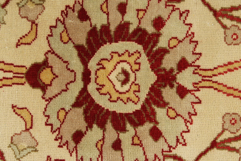 3x12 Ivory and Rust Turkish Traditional Runner