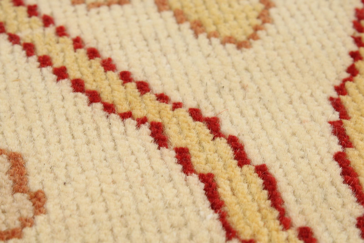 3x12 Ivory and Rust Turkish Traditional Runner