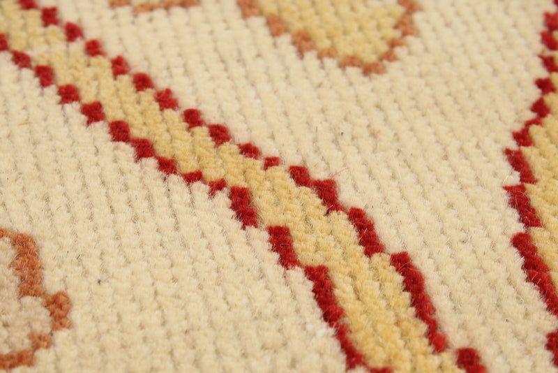 3x12 Ivory and Rust Turkish Traditional Runner
