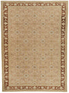 10x14 Beige and Light Brown Turkish Traditional Rug