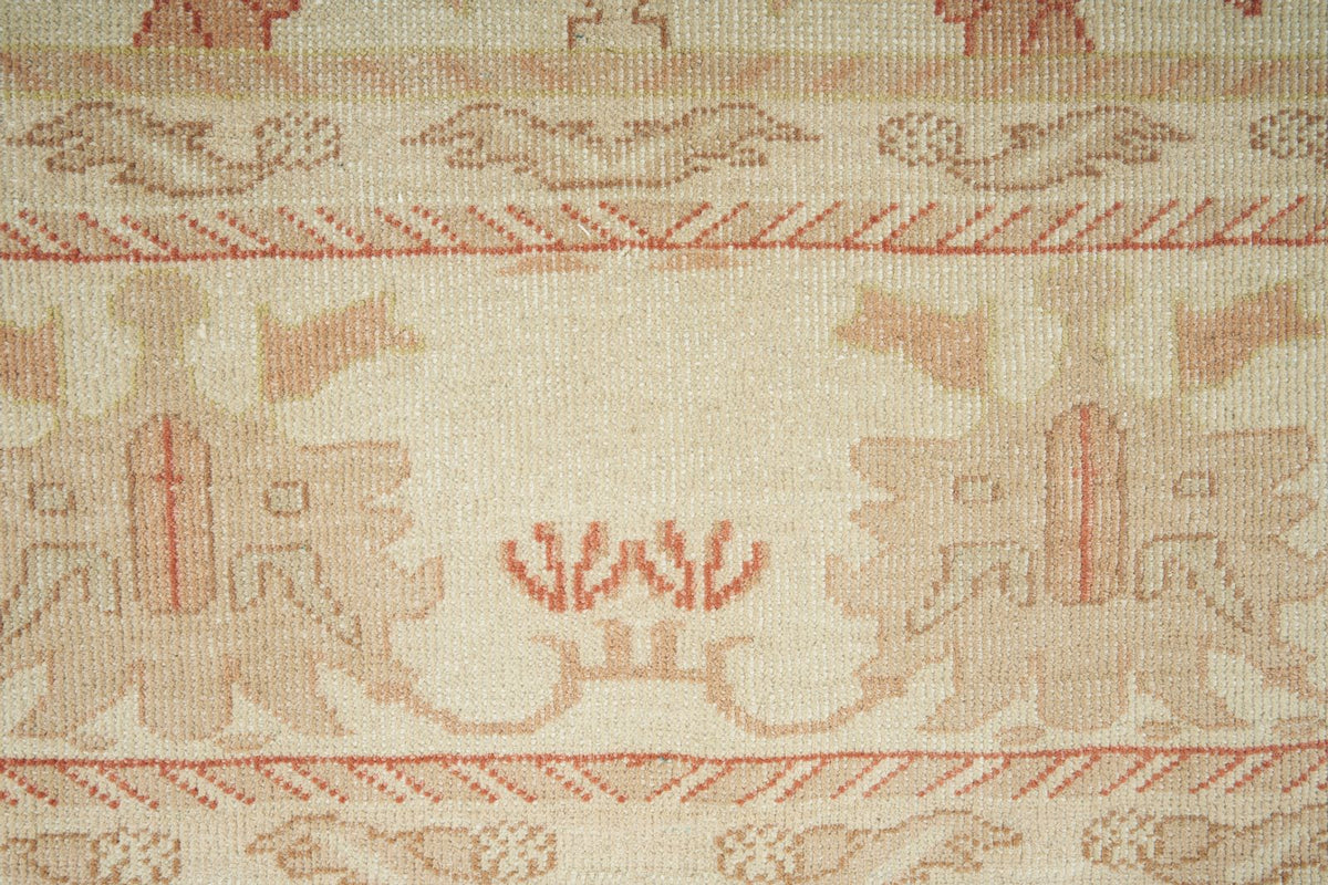 12x13 Ivory and Brown Turkish Traditional Rug