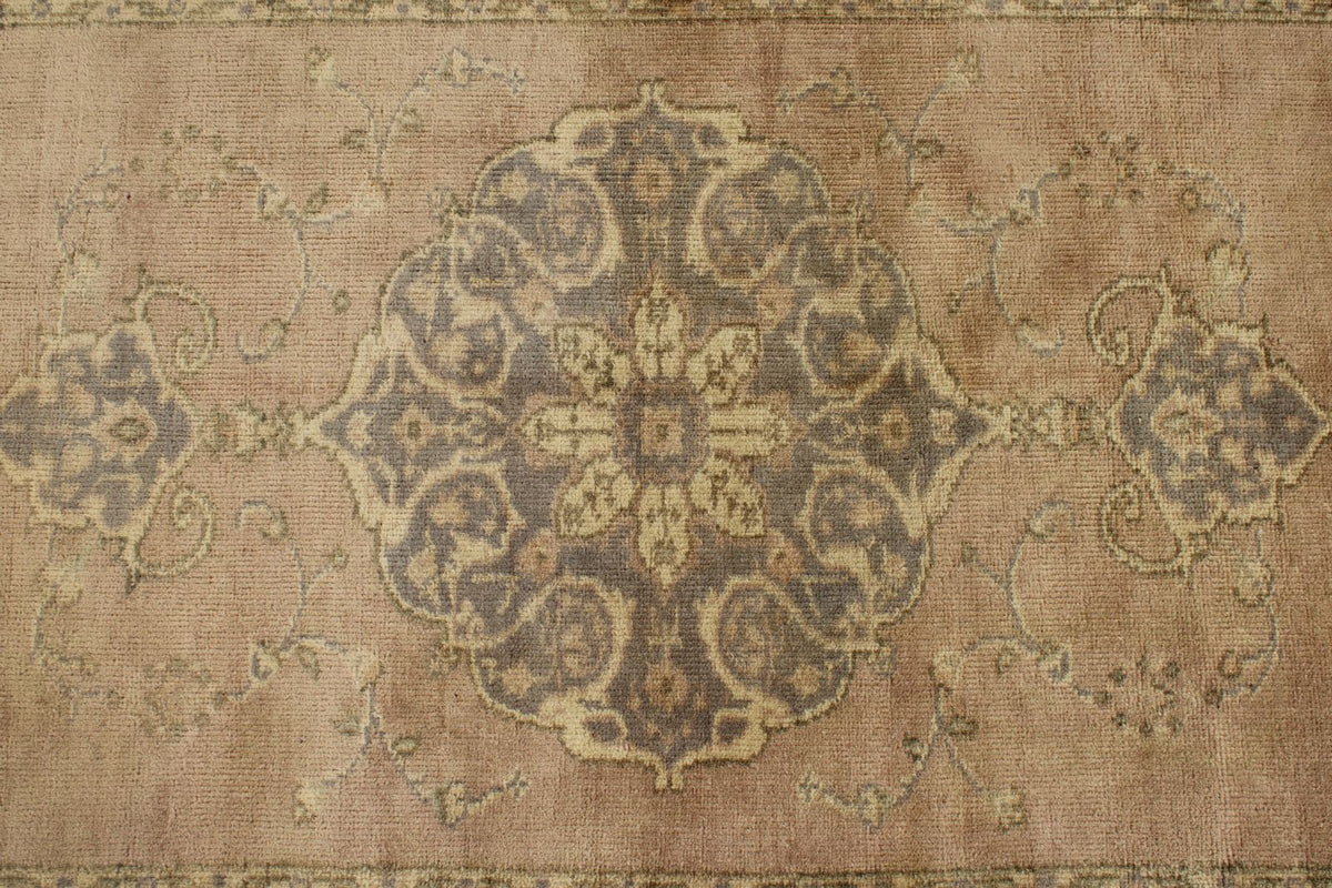 3x12 Pink and Ivory Turkish Tribal Runner