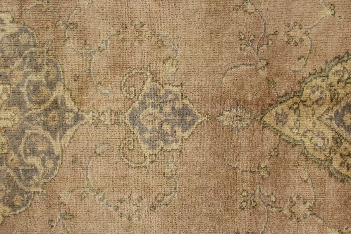 3x12 Pink and Ivory Turkish Tribal Runner