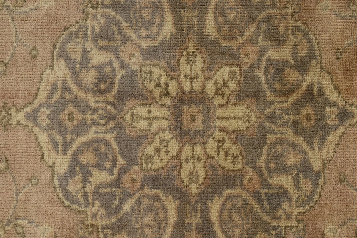 3x12 Pink and Ivory Turkish Tribal Runner