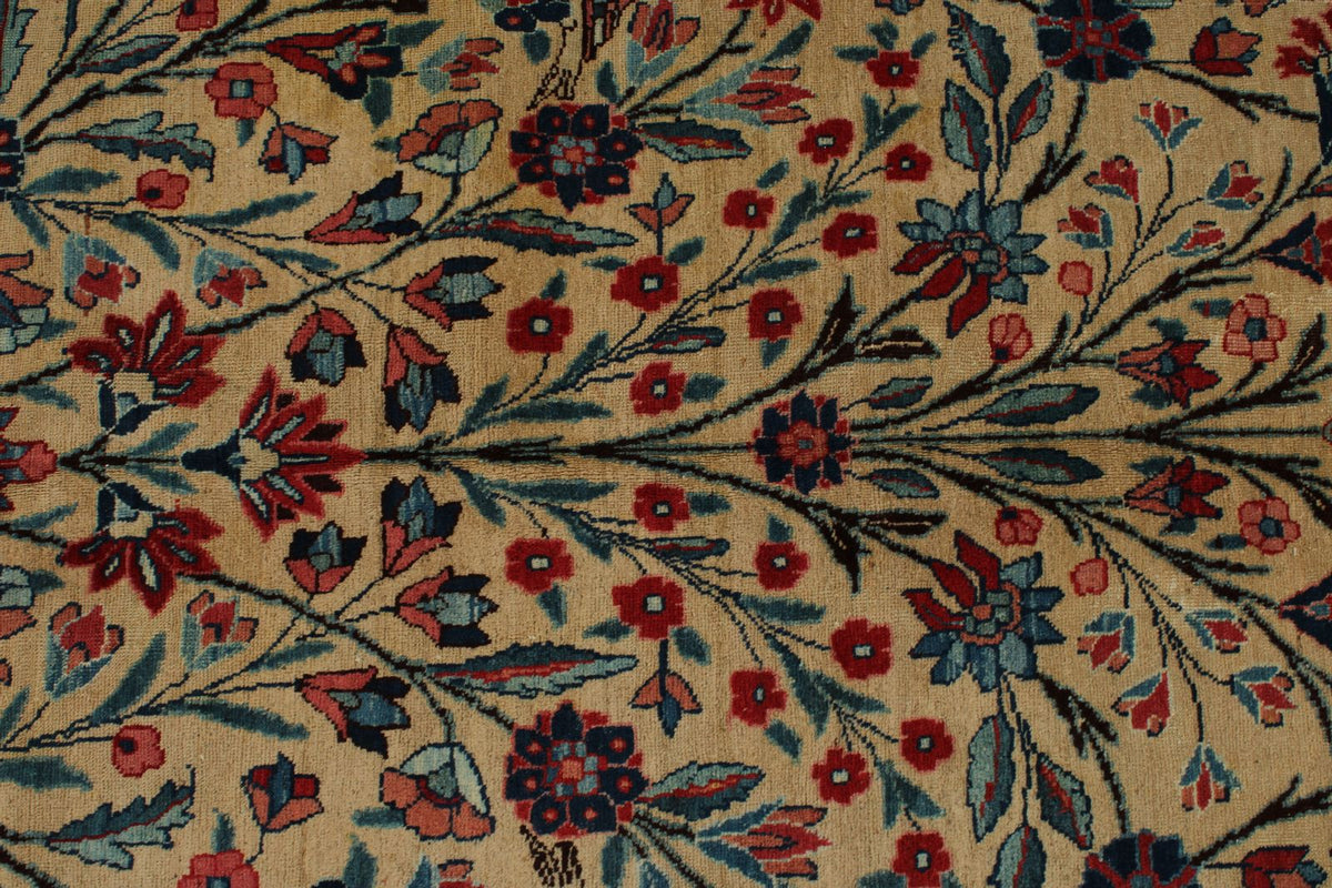 10x13 Navy and Beige Persian Traditional Rug