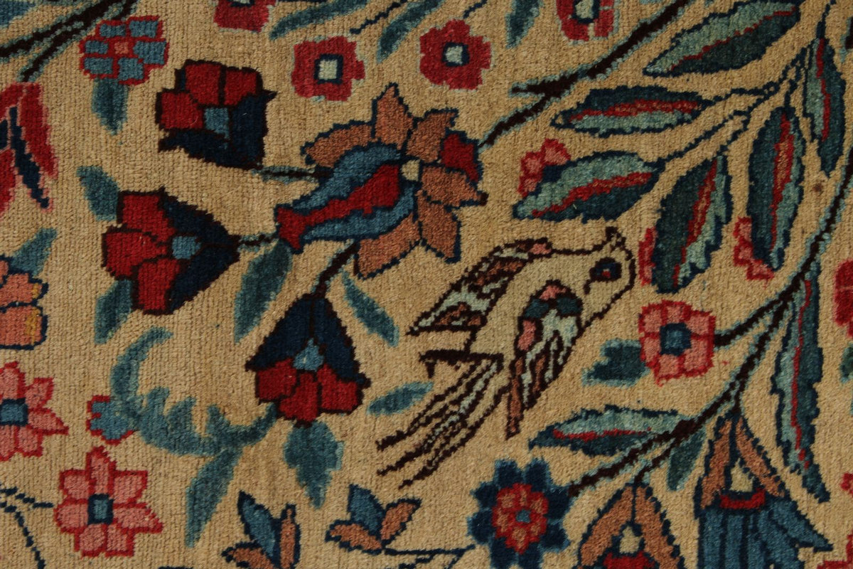 10x13 Navy and Beige Persian Traditional Rug