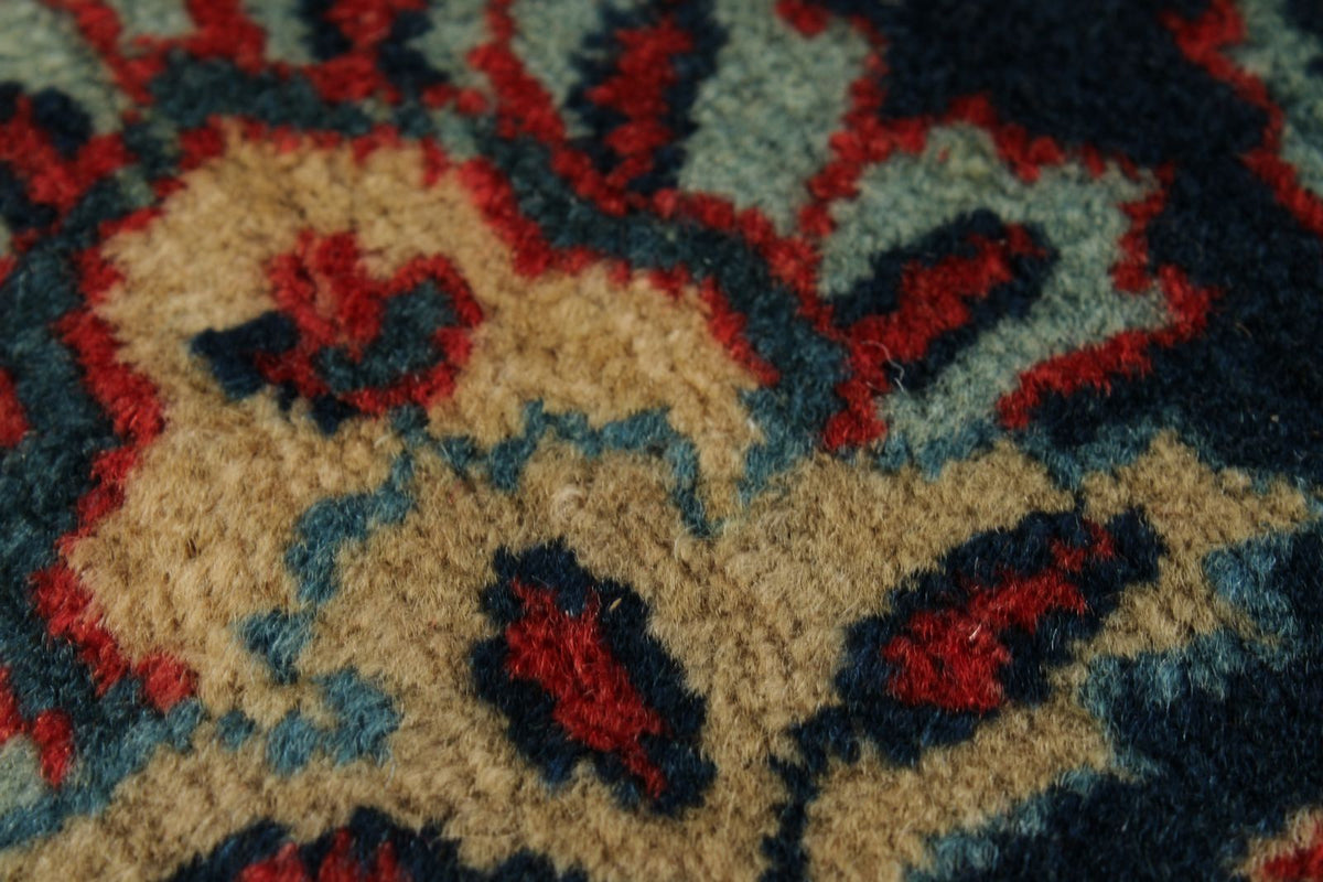 10x13 Navy and Beige Persian Traditional Rug