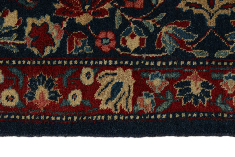 10x13 Navy and Beige Persian Traditional Rug