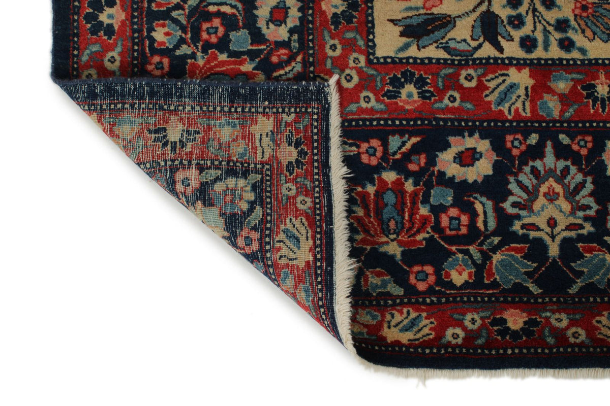 10x13 Navy and Beige Persian Traditional Rug