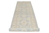 3x12 Blue and Ivory Turkish Oushak Runner