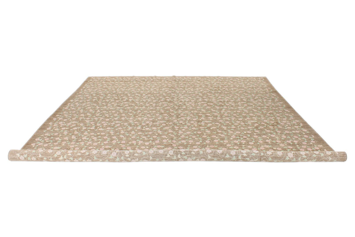 10x13 Brown and Multicolor Modern Contemporary Rug