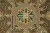 3x7 Brown and Ivory Turkish Tribal Runner