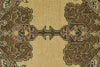 3x7 Brown and Ivory Turkish Tribal Runner
