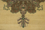 3x7 Brown and Ivory Turkish Tribal Runner