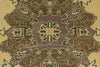 3x7 Brown and Ivory Turkish Tribal Runner