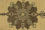 3x7 Brown and Ivory Turkish Tribal Runner