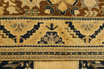 5x10 Ivory and Brown Turkish Tribal Runner