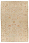 12x17 Blue and Beige Turkish Oushak Rug