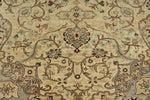 6x10 Ivory and Brown Turkish Traditional Rug