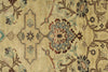 6x10 Ivory and Brown Turkish Traditional Rug