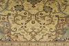 6x10 Ivory and Brown Turkish Traditional Rug