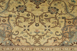 6x10 Ivory and Brown Turkish Traditional Rug