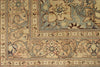 6x10 Ivory and Brown Turkish Traditional Rug