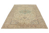 6x10 Ivory and Brown Turkish Traditional Rug