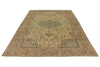 6x10 Ivory and Brown Turkish Traditional Rug