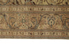 6x10 Ivory and Brown Turkish Traditional Rug