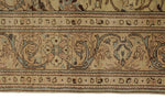 6x10 Ivory and Brown Turkish Traditional Rug